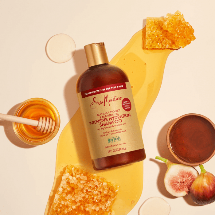SheaMoisture Manuka Honey & Mafura Oil Intensive Hydration Shampoo – 384 ml - Image 3