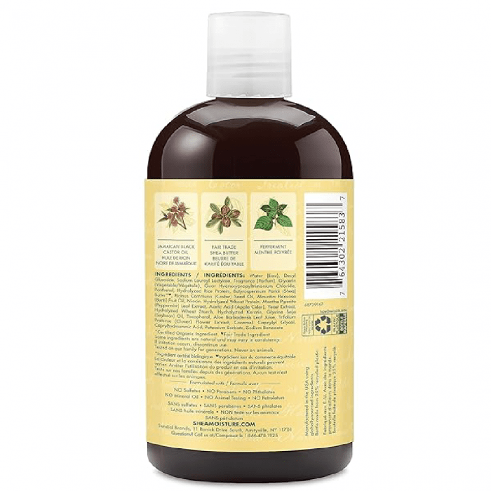 SheaMoisture Jamaican Black Castor Oil Strengthen & Restore Shampoo - 384ml - Image 4