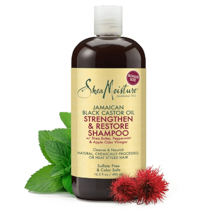 SheaMoisture Jamaican Black Castor Oil Strengthen & Restore Shampoo - 384ml - Image 3