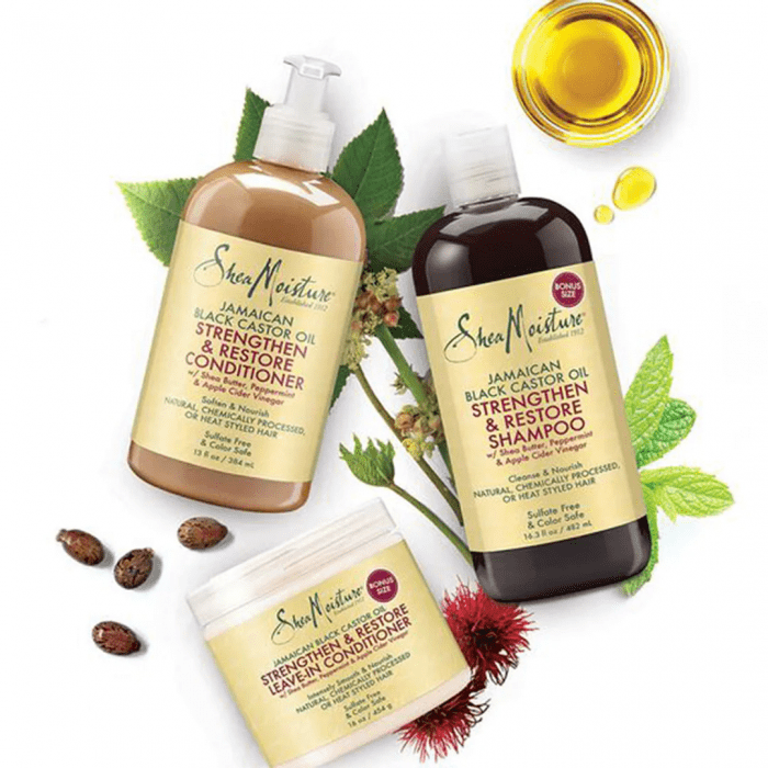 SheaMoisture Jamaican Black Castor Oil Strengthen & Restore Shampoo - 384ml - Image 2