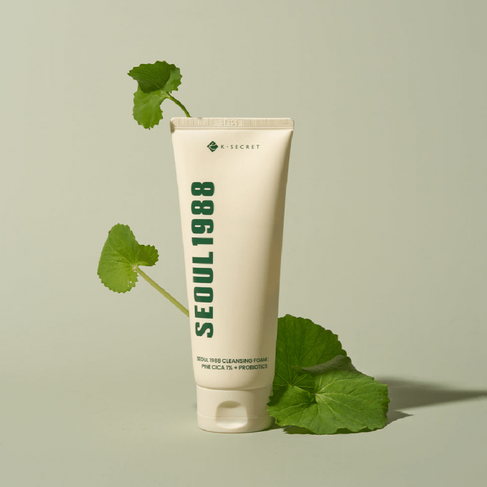 KSECRET SEOUL 1988 Cleansing Foam : Pine Cica 1% + Probiotics - 150ml - Image 2
