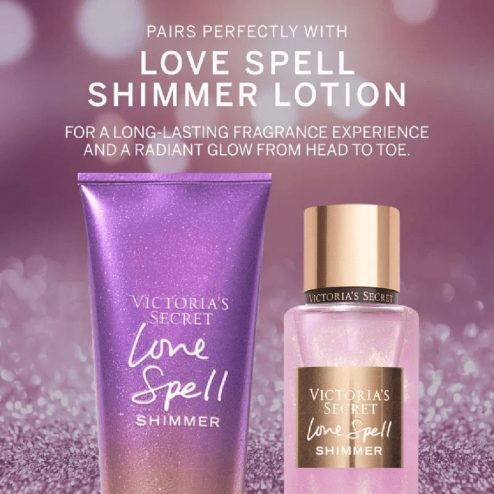 Victoria’s Secret Love spell shimmer Fragrance Body Lotion - 236ml - Image 2