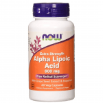 Now Foods Alpha Lipoic Acid, Extra Strength 600 mg 60Veg Capsules