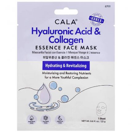 CALA Hyaluronic Acid & Collagen Essence Face Mask 23g (1 Sheet)