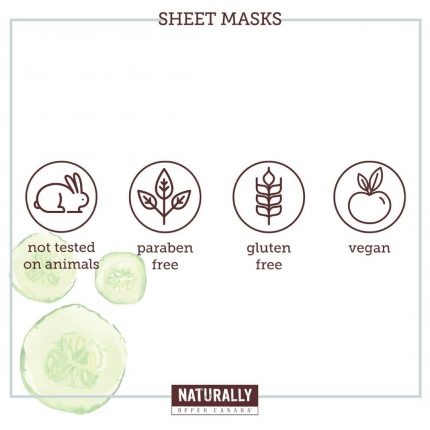Naturally Cucumber face Sheet Mask 25g ( 1 sheet )