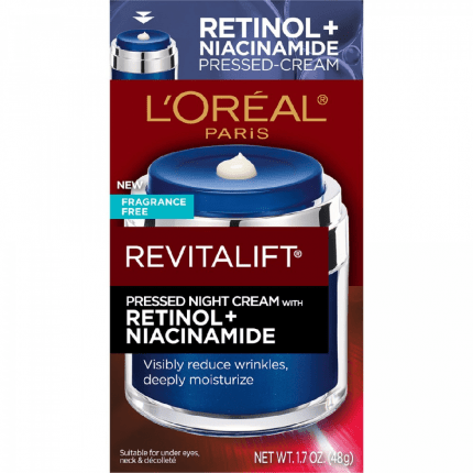 L'Oreal Paris Revitalift Pressed Night Cream with Retinol, Niacinamide 50ml