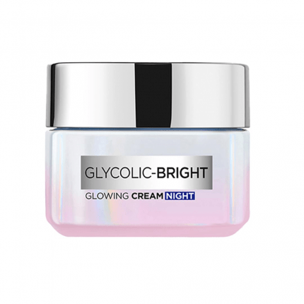 L'Oreal Paris Glycolic Bright Glowing Night Cream, 50ml