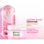 Garnier Sakura Glow Ceramide SPF 30 Serum Cream 50ml - Image 2