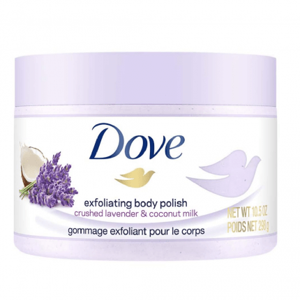 Dove Crushed Lavender & Coconut Milk Body Polish 298g