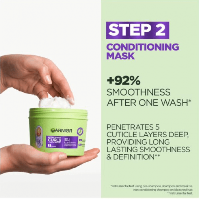 Garnier Method For Curls mask - 370ml - Image 3