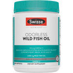 Swisse Wild Fish Oil Omega 3 Supplements for Women and Men 1000 mg, 400 Softgels
