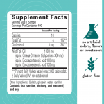 Swisse Wild Fish Oil Omega 3 Supplements for Women and Men 1000 mg, 400 Softgels