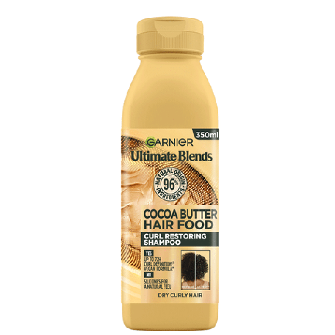 Garnier Ultimate Blends Hair Food Cocoa Butter Shampoo 350ml Garnier Ultimate Blends Hair Food Cocoa Butter Shampoo 350ml