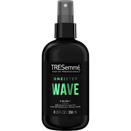 TRESemmé One Step 5-in-1 Leave-In Hair Styling Mist for Wavy Hair Wave Defining Mist Hair Care Product to Enhance Natural Waves 236ml