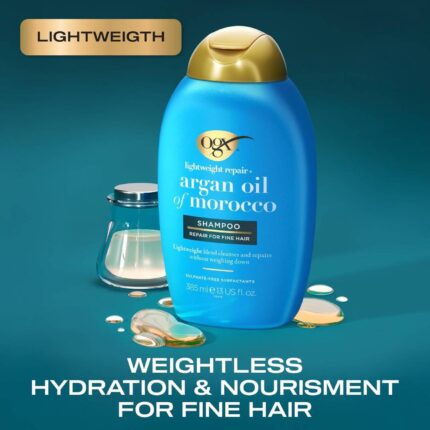 OGX Argan Oil Lightweight repair+ argan oil & morocco Shampoo 385 ml