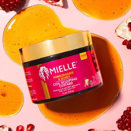 Mielle Organics Pomegranate & Honey Coil Sculpting Custard Hair Styling 340g