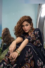 Midnight Blossom Embroidered Maxi Dress