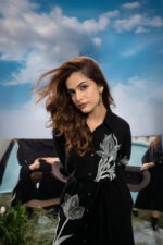 Shadow Lily Embroidered Midi Shirt Dress - Image 7