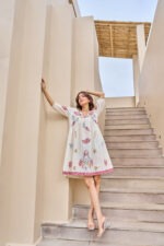 Boho Paradise Embroidered Cotton Dress