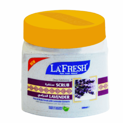 lafresh Spa body Scrub lavendra 500ml