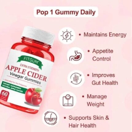 FitGum Apple Cider Vinegar Gummies