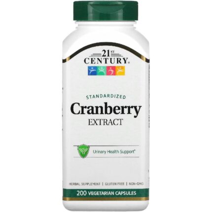 21st Century Healthcare, Inc Cranberry Extract Capsules, 200 Count