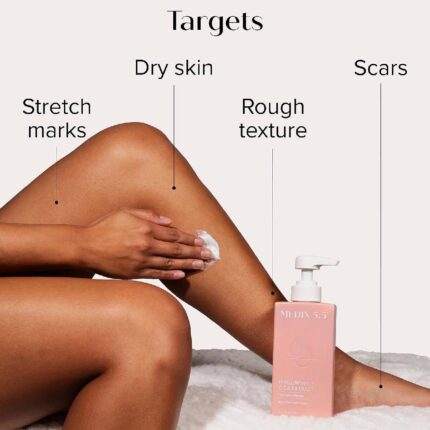 Medix 5.5 Hyaluronic Acid + Vitamin E Cream Body Lotion & Face Moisturizer 444ml