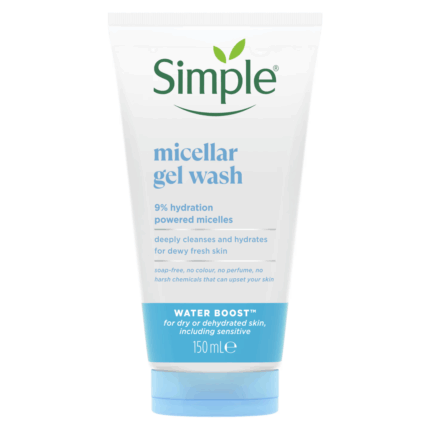 Simple Water Boost Micellar Facial Gel Wash 150ml