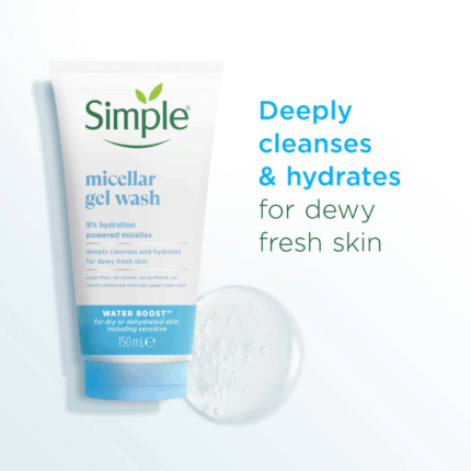Simple Water Boost Micellar Facial Gel Wash 150ml