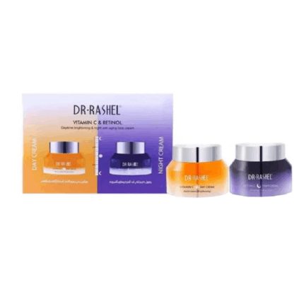 Dr. Rashel Vitamin C And Retinol Day & Night Cream Combo Pack , 50g