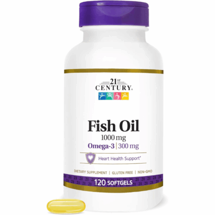21st Century Fish Oil 1000 mg Softgels, 120 Count