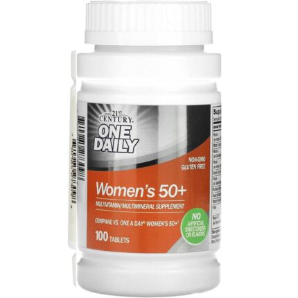 21st Century One Daily Women's 50+ Multivitamin Multimineral, 100 Tablets
