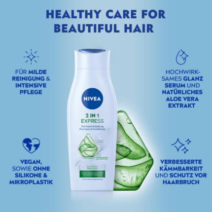 Nivea 2 in 1 Express Shampoo 250ml
