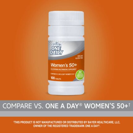 21st Century One Daily Women's 50+ Multivitamin Multimineral, 100 Tablets
