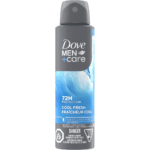 Dove Men+Care Cool Fresh 72H Dry Spray Antiperspirant Deodorant for Men, 107g