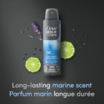 Dove Men+Care Cool Fresh 72H Dry Spray Antiperspirant Deodorant for Men, 107g
