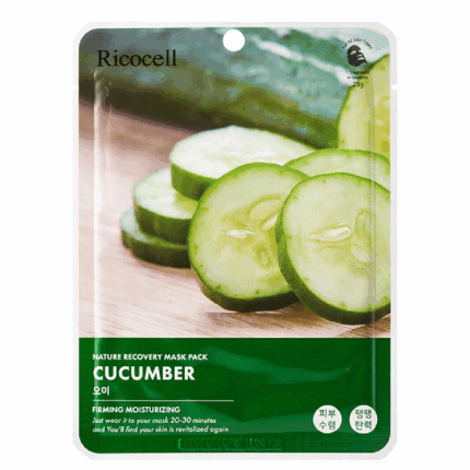 Ricocell Nature Recovery Mask Cucumber 1 Mask