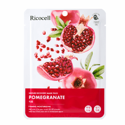Ricocell Nature Recovery Mask Pomegranate 1 Mask