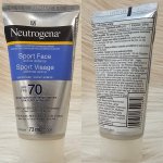 Neutrogena Sport Face Sunscreen SPF 70+, Oil-Free Facial Sunscreen Lotion with Broad Spectrum 73ml - Image 4
