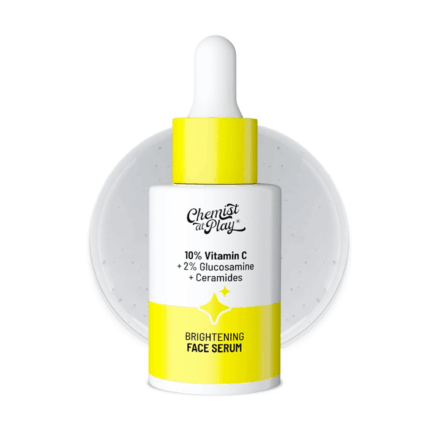 Chemist At Play 10% Vitamin C Face Serum _Brightens & Gives Glow _Fades Dark Sp