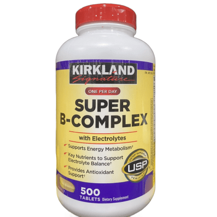 Kirkland Signature Super B-Complex with Electrolytes 500 Tablets