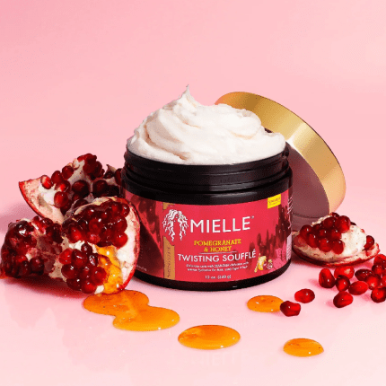 MIELLE ORGANICS - POMEGRANATE & HONEY TWISTING SOUFFLE - 12 OZ