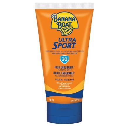 Banana Boat Ultra Sport Sunscreen Lotion, New FORMULA, Spf 30 Travel Size, 90 mL