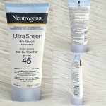 ( Discounted Product ) Neutrogena Ultra Sheer dry-touch, SPF 45, 88ml Lotion - Image 7
