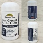 Nature's Way Hair Growth & Thickness for Men 60 Capsules - Image 2