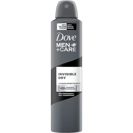 Dove Spray Deodorant & Antiperspirant For Men - 250 milliliters