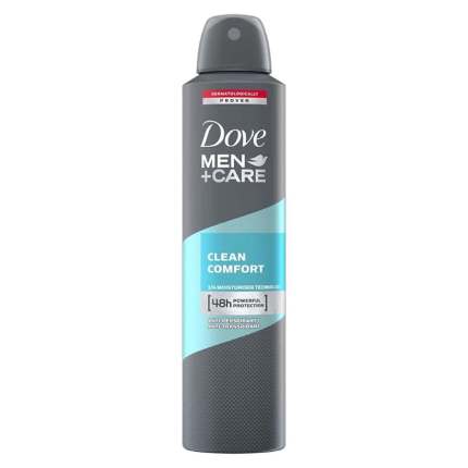 Dove deodorant spray 250 ml. Men clean comfort.