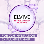 L’Oréal Paris Elvive Hyaluron Moisture Filling Shampoo, Replumps Hair with 72H of Hydration, 400ml (4)