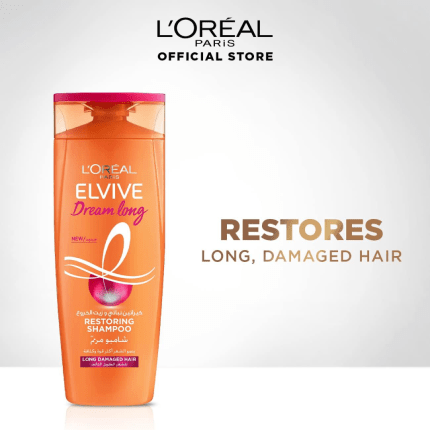 L’Oréal Paris Elvive, Shampoo, Strengthens And Seals Split Ends, Dream Long, 400ml