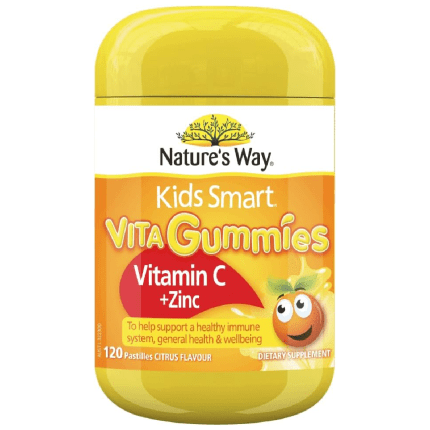 Nature's Way Kids Smart Vit-C + Zinc Vita 120 Gummies (1)